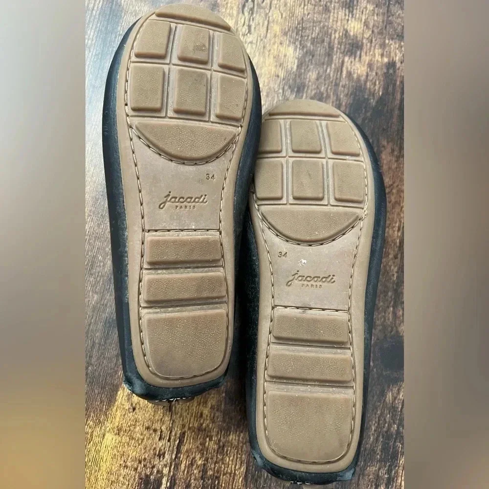 Jacadi Paris | boys leather loafer shoes. Size: 34 European, 2.5 U.S.